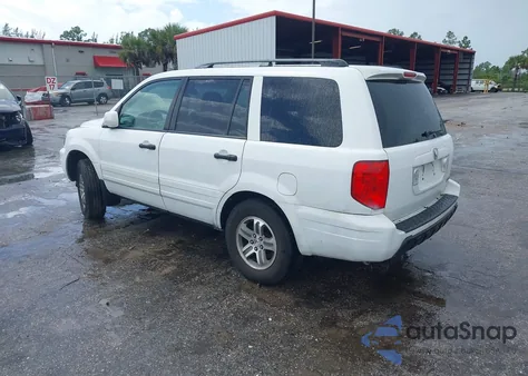 2004 Honda Pilot Ex-L из США, поврежденный, VIN 2HKYF18654H534975